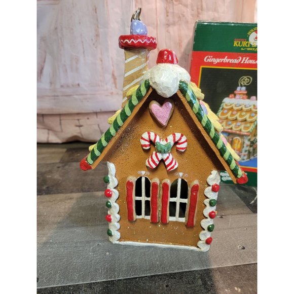 Santa's World Kurt S Adler Gingerbread Junction house village xmas decor - Picture 5 of 8